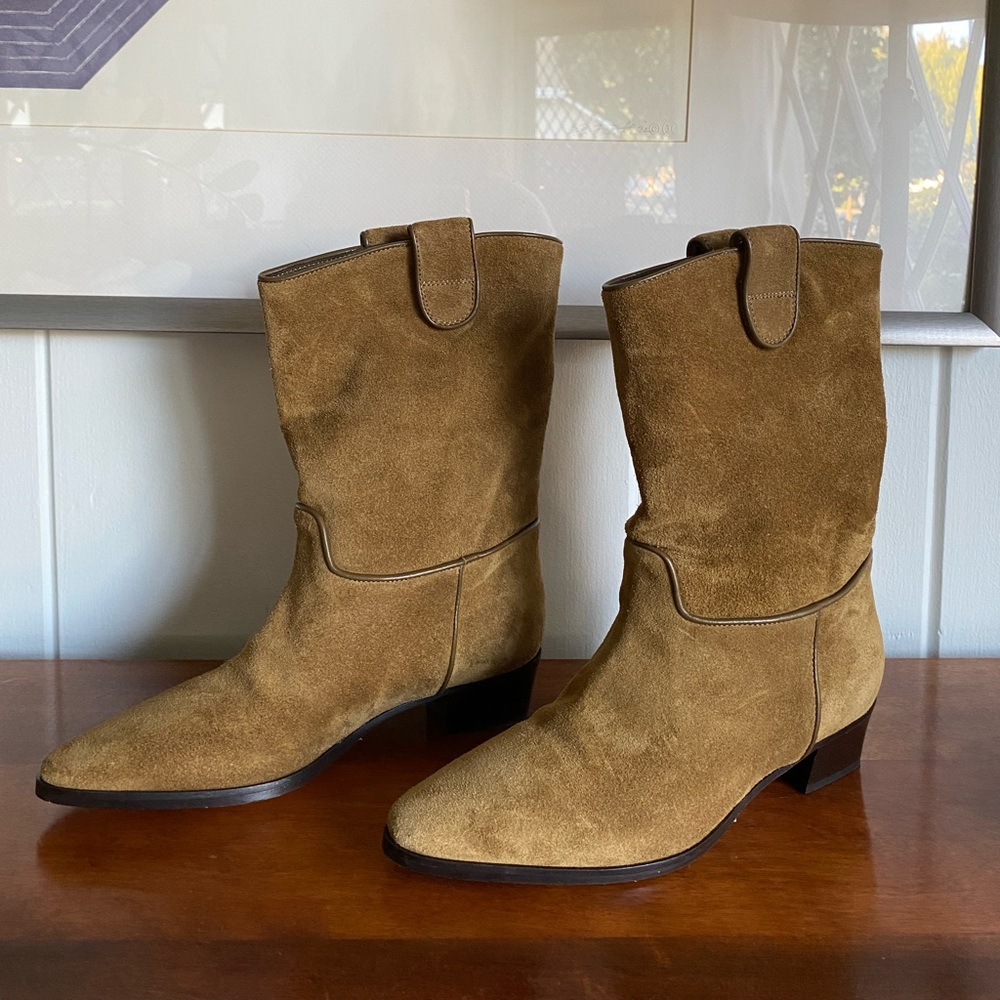 Doen Demi Riviera Boot - Moutarde Suede